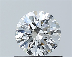 Picture of Natural Diamond 0.50 Carats, Round with Excellent Cut, G Color, SI1 Clarity and Certified by GIA