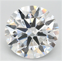 Lab Grown Diamond 4.03 Carats, Round with Ideal Cut, D Color, VVS1 Clarity and Certified by IGI