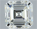 Natural Diamond 1.51 Carats, Asscher with  Cut, I Color, VVS2 Clarity and Certified by GIA
