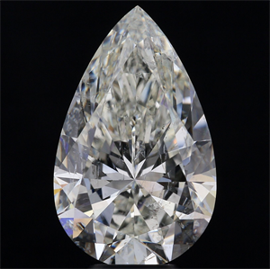 Picture of Natural Diamond 5.50 Carats, Pear with  Cut, J Color, SI2 Clarity and Certified by GIA