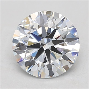 Picture of Lab Grown Diamond 5.53 Carats, Round with Ideal Cut, G Color, IF Clarity and Certified by IGI