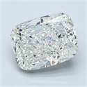 Natural Diamond 1.50 Carats, Cushion with  Cut, I Color, VS2 Clarity and Certified by GIA