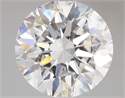 Del inventario de diamantes de laboratorio, 4.01 quilates, Redondo , Color E, claridad VS1 y certificado IGI