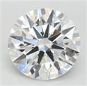 Del inventario de diamantes de laboratorio, 2.67 quilates, Redondo , Color D, claridad VVS1 y certificado IGI