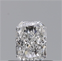 Natural Diamond 0.34 Carats, Radiant with  Cut, E Color, VS2 Clarity and Certified by GIA