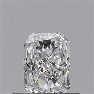 Picture of Natural Diamond 0.34 Carats, Radiant with  Cut, E Color, VS2 Clarity and Certified by GIA