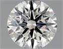 Diamante Natural 0.81 quilates, Redondo , Color I, claridad VVS2 y certificado GIA