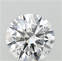 Lab Grown Diamond 2.51 Carats, Round with Excellent Cut, E Color, VVS2 Clarity and Certified by IGI