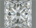 Natural Diamond 0.70 Carats, Princess with  Cut, H Color, VVS2 Clarity and Certified by IGI