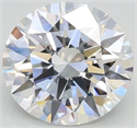 Del inventario de diamantes de laboratorio, 2.53 quilates, Redondo , Color E, claridad VS1 y certificado GIA