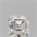 Diamante Natural 1.01 quilates, Asscher , Color I, claridad VVS2 y certificado IGI