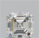Natural Diamond 1.01 Carats, Asscher with  Cut, J Color, VVS1 Clarity and Certified by GIA