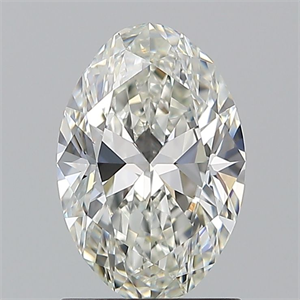 Picture of Natural Diamond 1.30 Carats, Oval with  Cut, H Color, VVS2 Clarity and Certified by GIA