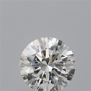 Picture of Natural Diamond 0.40 Carats, Round with Excellent Cut, F Color, VVS1 Clarity and Certified by GIA