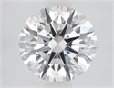 Del inventario de diamantes de laboratorio, 1.55 quilates, Redondo , Color F, claridad VS1 y certificado IGI
