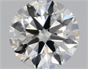 Natural Diamond 0.77 Carats, Round with Excellent Cut, G Color, IF Clarity and Certified by GIA
