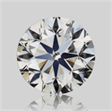 Natural Diamond 0.70 Carats, Round with Very Good Cut, D Color, VVS1 Clarity and Certified by GIA