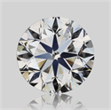 Natural Diamond 0.70 Carats, Round with Very Good Cut, D Color, VVS1 Clarity and Certified by GIA