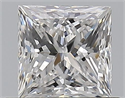 Natural Diamond 0.70 Carats, Princess with  Cut, D Color, VS1 Clarity and Certified by GIA