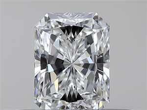 Picture of Natural Diamond 0.30 Carats, Radiant with  Cut, E Color, VVS1 Clarity and Certified by GIA