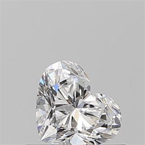Picture of Natural Diamond 0.50 Carats, Heart with  Cut, D Color, VS1 Clarity and Certified by GIA