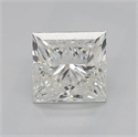 Natural Diamond 1.25 Carats, Princess with  Cut, J Color, SI1 Clarity and Certified by GIA