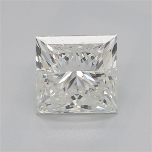 Picture of Natural Diamond 1.25 Carats, Princess with  Cut, J Color, SI1 Clarity and Certified by GIA