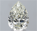 Natural Diamond 2.05 Carats, Pear with  Cut, J Color, VVS2 Clarity and Certified by IGI