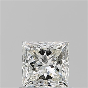 Picture of Natural Diamond 0.71 Carats, Princess with  Cut, J Color, VS1 Clarity and Certified by GIA