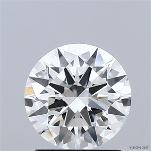 Picture of Lab Grown Diamond 1.50 Carats, Round with Excellent Cut, E Color, VVS2 Clarity and Certified by IGI