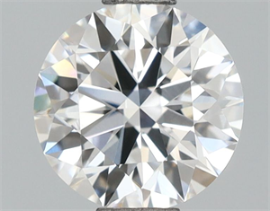Picture of Lab Grown Diamond 1.10 Carats, Round with Ideal Cut, D Color, VVS2 Clarity and Certified by IGI