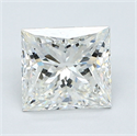 Natural Diamond 1.84 Carats, Princess with  Cut, G Color, VVS1 Clarity and Certified by GIA