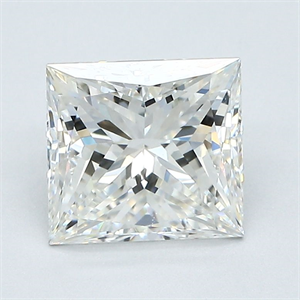 Picture of Natural Diamond 1.84 Carats, Princess with  Cut, G Color, VVS1 Clarity and Certified by GIA