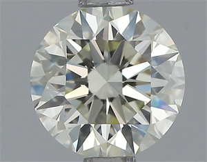 Picture of Natural Diamond 0.90 Carats, Round with Excellent Cut, L Color, VVS2 Clarity and Certified by IGI