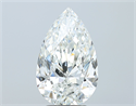 Natural Diamond 3.03 Carats, Pear with  Cut, G Color, VS2 Clarity and Certified by GIA