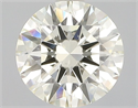 Natural Diamond 1.02 Carats, Round with Excellent Cut, N Color, VS1 Clarity and Certified by GIA