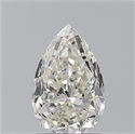 Natural Diamond 1.70 Carats, Pear with  Cut, J Color, VVS2 Clarity and Certified by GIA