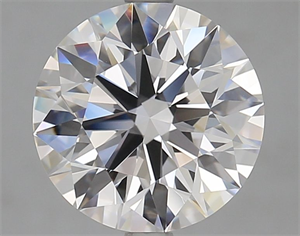Picture of Lab Grown Diamond 3.51 Carats, Round with Excellent Cut, D Color, VVS1 Clarity and Certified by GIA