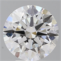 Lab Grown Diamond 4.59 Carats, Round with Ideal Cut, E Color, VVS2 Clarity and Certified by IGI