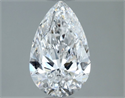 Natural Diamond 1.20 Carats, Pear with  Cut, D Color, VVS1 Clarity and Certified by GIA