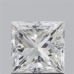 Picture of Natural Diamond 1.12 Carats, Princess with  Cut, J Color, VS1 Clarity and Certified by GIA