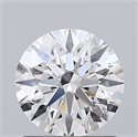 Lab Grown Diamond 0.96 Carats, Round with Ideal Cut, D Color, VVS1 Clarity and Certified by IGI