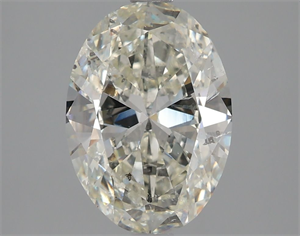 Foto Diamante Natural 3.01 quilates, Ovalado , Color K, claridad SI2 y certificado GIA de