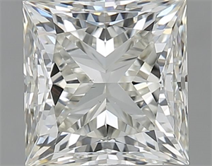 Foto Diamante Natural 1.51 quilates, Princesa , Color I, claridad VS2 y certificado IGI de