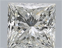 Natural Diamond 0.47 Carats, Princess with  Cut, I Color, VS1 Clarity and Certified by GIA
