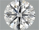 Lab Grown Diamond 1.47 Carats, Round with Ideal Cut, F Color, VS1 Clarity and Certified by IGI