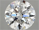 Natural Diamond 1.02 Carats, Round with Excellent Cut, F Color, SI2 Clarity and Certified by GIA