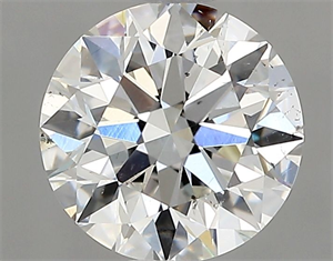 Picture of Natural Diamond 1.02 Carats, Round with Excellent Cut, F Color, SI2 Clarity and Certified by GIA