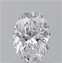 Natural Diamond 0.70 Carats, Oval with  Cut, D Color, IF Clarity and Certified by GIA