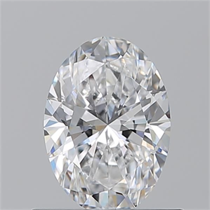 Picture of Natural Diamond 0.70 Carats, Oval with  Cut, D Color, IF Clarity and Certified by GIA